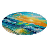 Planche À Découper Ocean's Kiss : Sunset Waves (Coin)