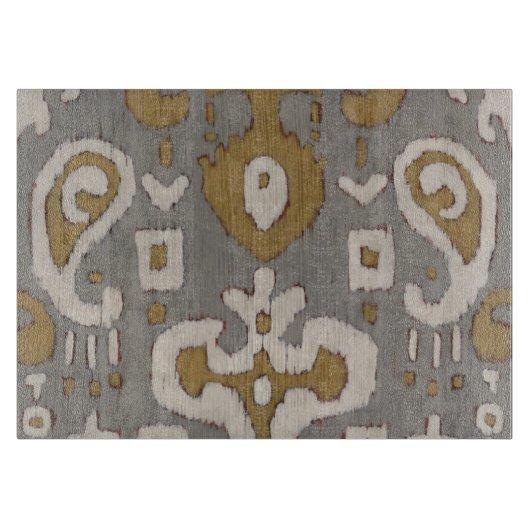 Planche À Découper Ochre Ikat I (Devant)