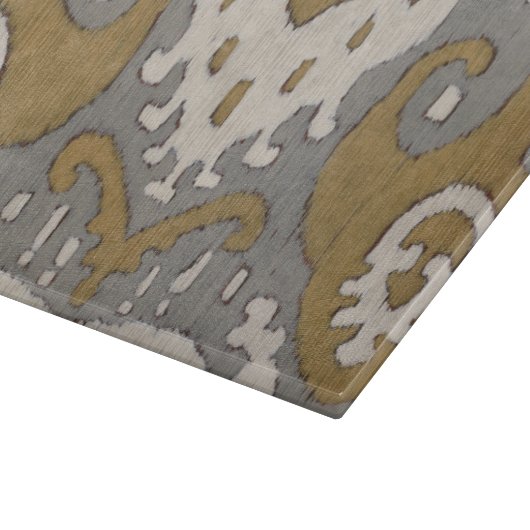 Planche À Découper Ochre Ikat II (Coin)