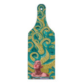 Planche À Découper Octopus Femme Coupe Tentacles Or (Devant)