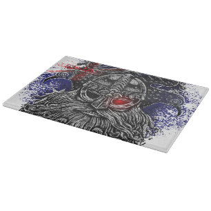 Planche À Découper Odin ravens swords Viking Mythologie Australia fla