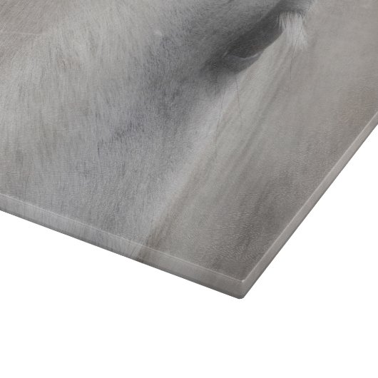 Planche À Découper Oeil à âme de cheval blanc (Coin)