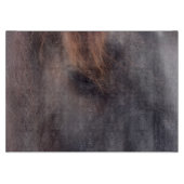 Planche À Découper Oeil Âleux D'Un Animal De Cheval Noir (Devant)