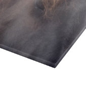 Planche À Découper Oeil Âleux D'Un Animal De Cheval Noir (Coin)