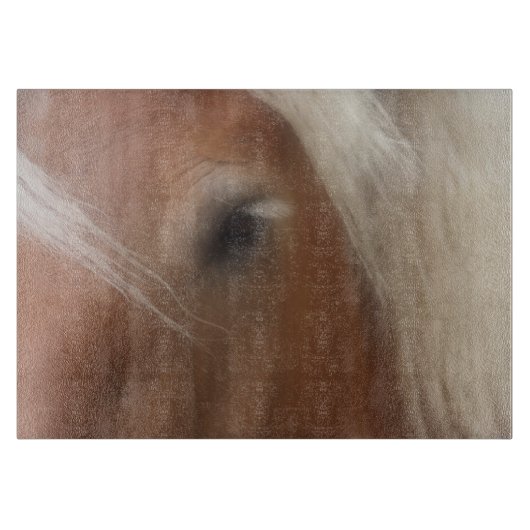 Planche À Découper Oeil D'Un Animal Belge De Cheval (Devant)