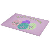 Planche À Découper Œufs de Pâques Joyeuses Pâques (Coin)