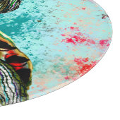 Planche À Découper Oeuvre Abstraite de tortue (Coin)