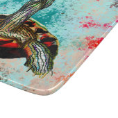 Planche À Découper Oeuvre Abstraite de tortue (Coin)
