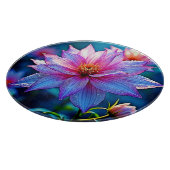 Planche À Découper Oeuvre d'art en fleurs éthérées (Coin)
