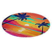 Planche À Découper Oeuvre du Sunset Paradise (Coin)