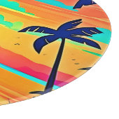 Planche À Découper Oeuvre du Sunset Paradise (Coin)