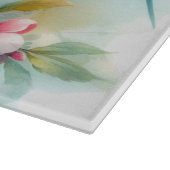 Planche À Découper OEuvre florale/printanière de colibri (Coin)