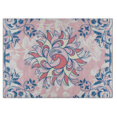 Planche À Découper Oeuvre Florale Rangoli, Vie Bleue (Devant)