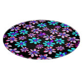 Planche À Découper Oeuvre Motif De Fleurs De Neon. Commandez dès main (Coin)