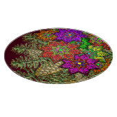 Planche À Découper Office de la charcuterie Bouquet de Noël (Coin)