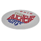 Planche À Découper Ohio surnom Word Art (Coin)