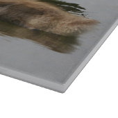 Planche À Découper Oie de mère et ses oisons (Coin)