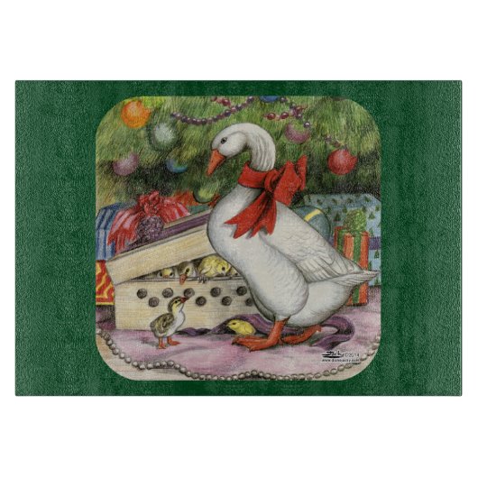 Planche À Découper Oie de Noël (Devant)