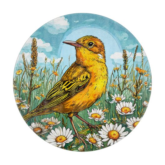 Planche À Découper Oiseau colorful de Blyth (Devant)