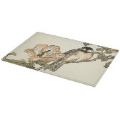 Planche À Découper Oiseau oriental été perché sur la branche (Coin)