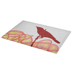 Planche À Découper Oiseau sur une branche