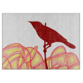 Planche À Découper Oiseau sur une branche (Devant)