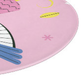 Planche À Découper Oiseau tropical Abstrait : Vintage lumineux. (Coin)