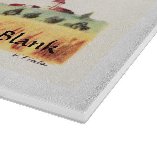 Planche À Découper Oiseau Volant Avec Fleurs (Coin)