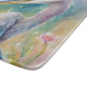 Planche À Découper Oiseaux arc-en-ciel Héron bleu 2 (Coin)