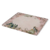 Planche À Découper Oiseaux boisés enchantés Dove Swirl Personnalisé (Coin)