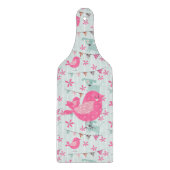 Planche À Découper Oiseaux, Chiens, Bannières, Fleurs (Devant)