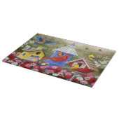 Planche À Découper Oiseaux colorés et maisons d'oiseaux (Coin)