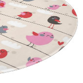 Planche À Découper Oiseaux dans l'amour (Coin)