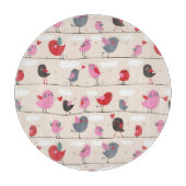 Planche À Découper Oiseaux dans l'amour (Devant)