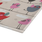 Planche À Découper Oiseaux dans l'amour (Coin)