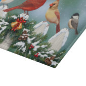 Planche À Découper Oiseaux de vacances et Garland de Noël (Coin)