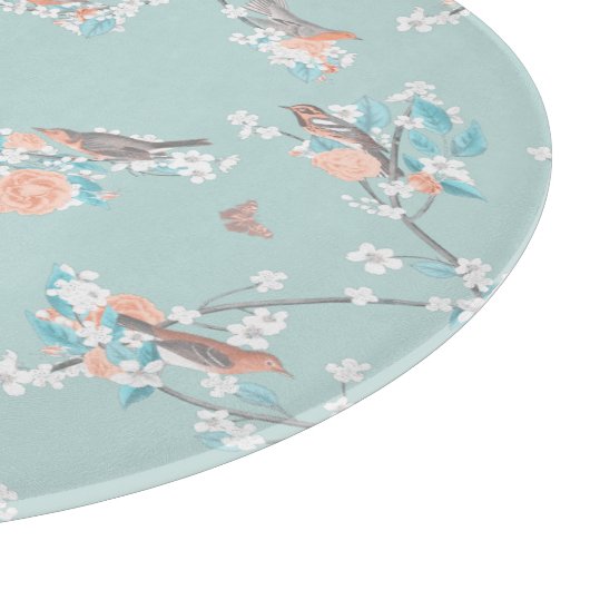 Planche À Découper Oiseaux et fleurs (Coin)