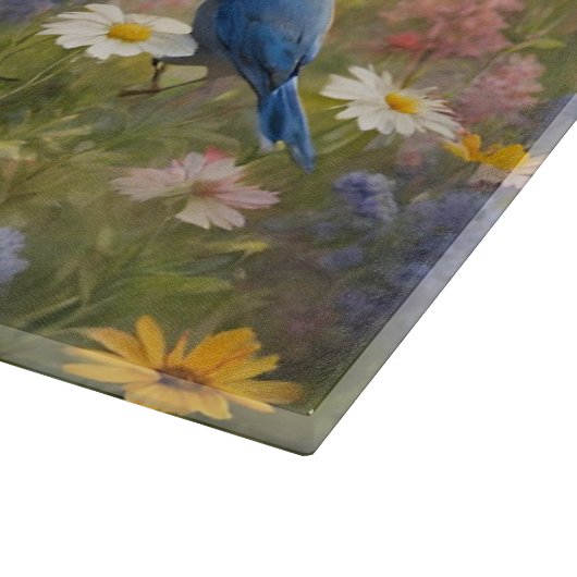 Planche À Découper Oiseaux et Fleurs sauvages dans le pays (Coin)
