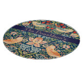 Planche À Découper Oiseaux & Fleurs Wm Morris Ajouter un nom (Coin)