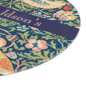 Planche À Découper Oiseaux & Fleurs Wm Morris Ajouter un nom (Coin)