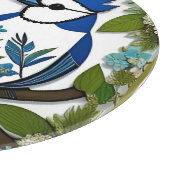 Planche À Découper Oiseaux geai bleu en papier découpé (Coin)