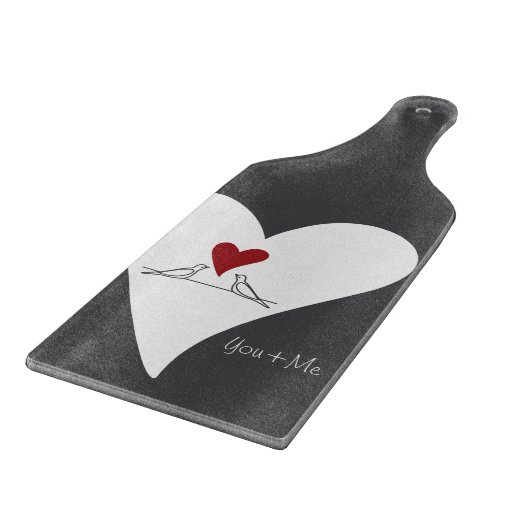 Planche À Découper Oiseaux modernes simples personnalisés en amour Co (Coin)