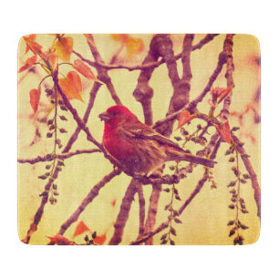 Planche À Découper Oiseaux Nature Oiseau Roselin Pourpré