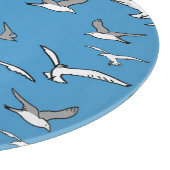 Planche À Découper Oiseaux - un troupeau de mouettes (Coin)