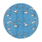 Planche À Découper Oiseaux - un troupeau de mouettes (Devant)