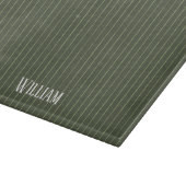 Planche À Découper Olive Pinstripes (Coin)