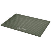 Planche À Découper Olive Pinstripes (Coin)