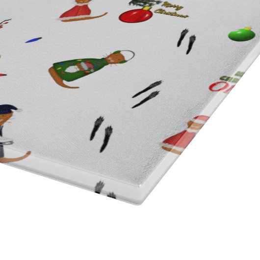 Planche À Découper Oliver Le Motif aléatoire de Noël Otter (Coin)