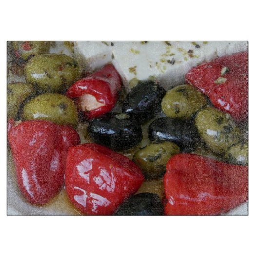 Planche À Découper Olives et poivrons (Devant)