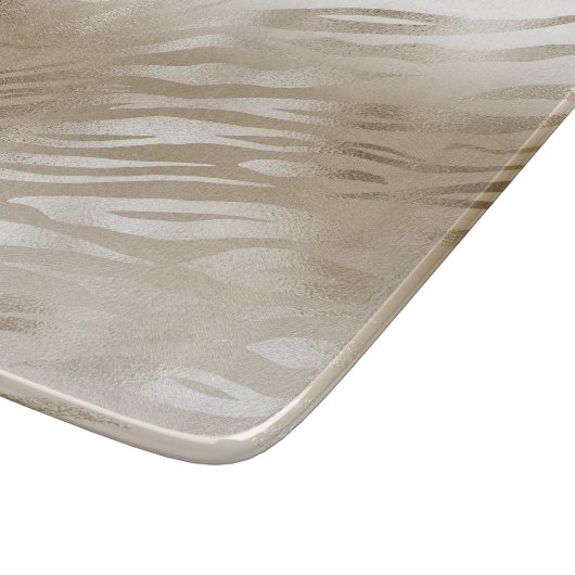 Planche À Découper Ombre d'impression Gold Zebra (Coin)